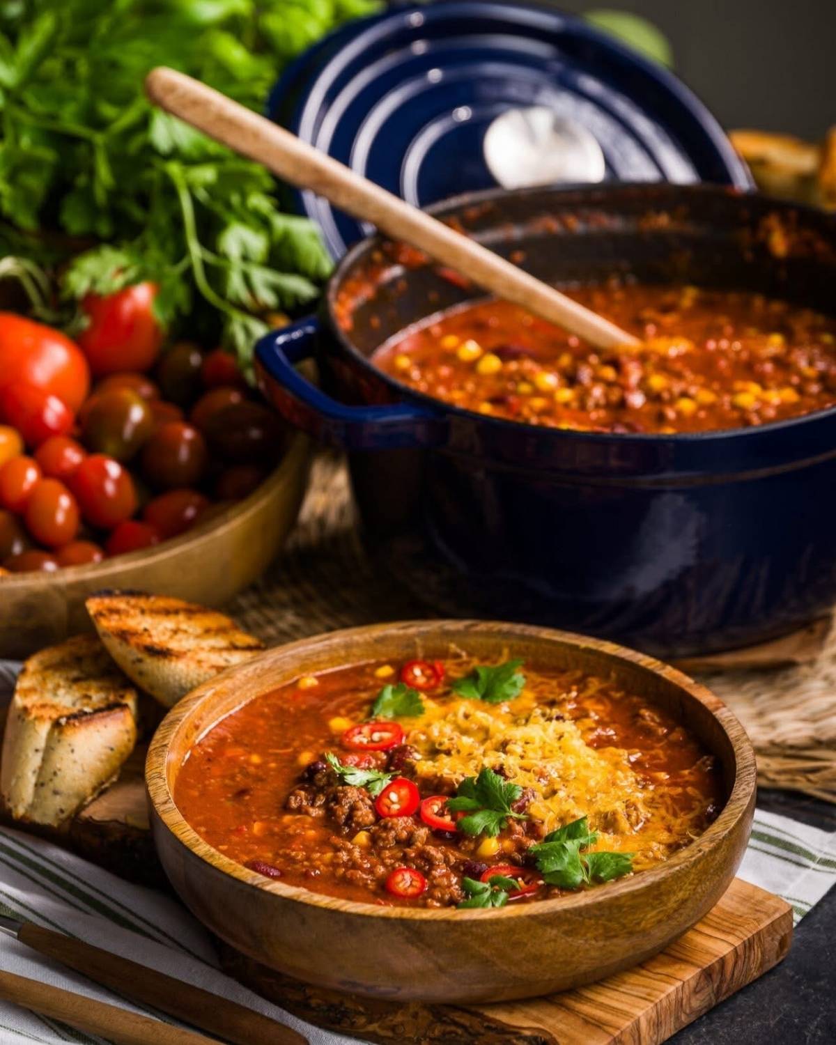Garnek żeliwny Grand Feu chili concarne